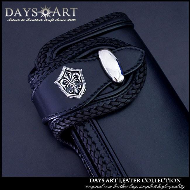 コンチョ シルバー925 ネジ式 パーツ ボタン カスタム 財布 百合の紋章