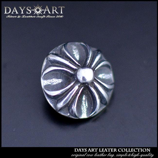 コンチョ メタル 合金 ネジ式 パーツ ボタン カスタム アイアンクロス