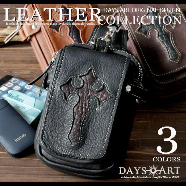DAYSART（デイズアート） バッグ メンズ ベルトポーチ 本革 レザー
