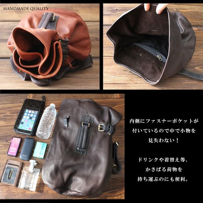 バッグ メンズ リュック 本革 レザー 人気 ブランド おしゃれ ボディバッグ ショルダー 斜め掛け スリングバッグ ボンサック 大容量 レディース