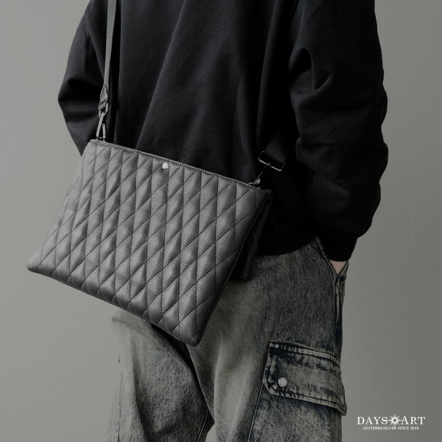 クラッチバッグ ショルダーバッグ 2WAY メンズ 本革 レザー