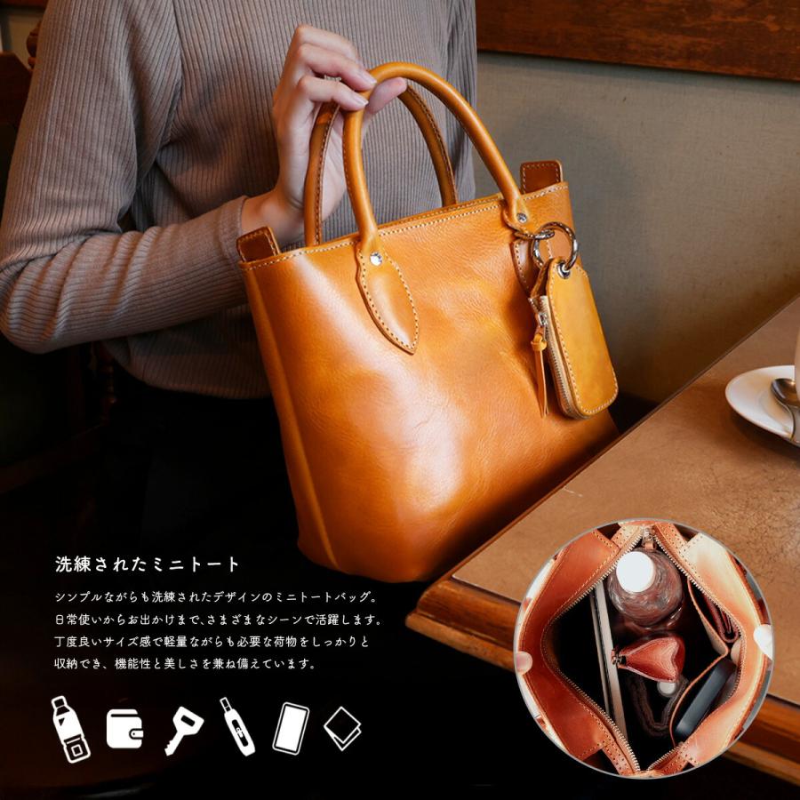 トートバッグ 本革 ミニトート 小さめ メンズ レディース ビジネス