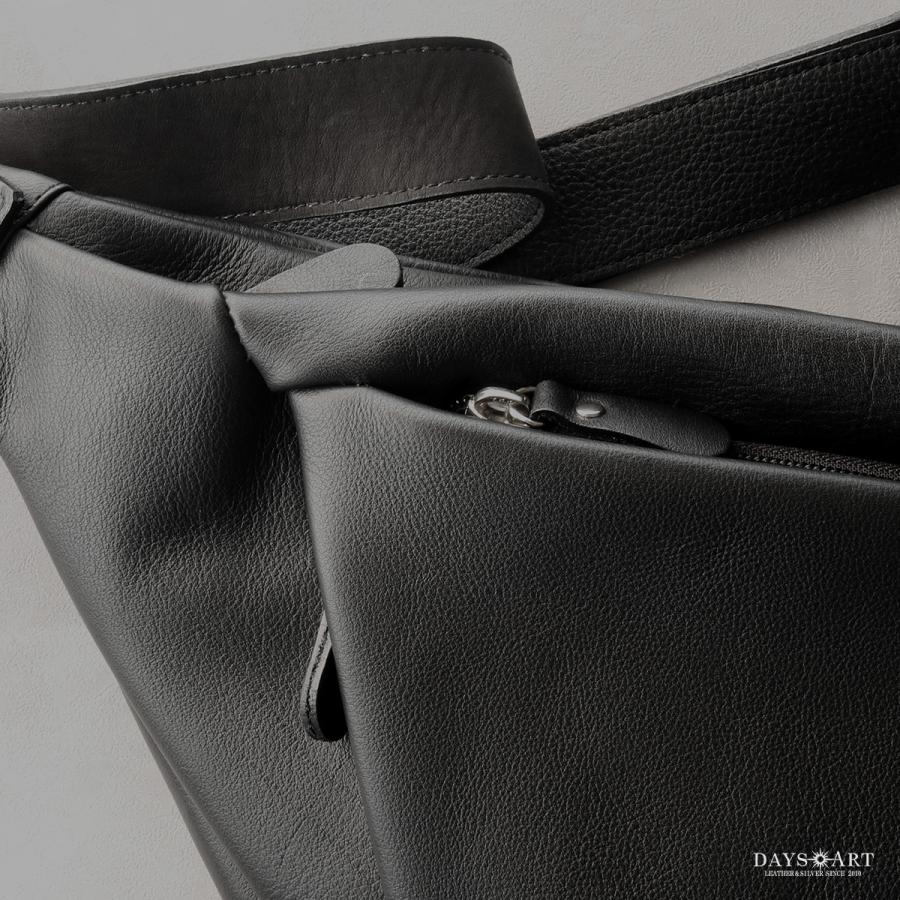 DAYSART（デイズアート） ボディバッグ 本革 ショルダーバッグ レザー