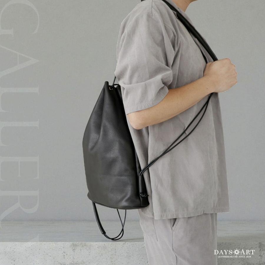 リュック 本革 メンズ ナップサック レザー 大人 上品 A4収納 通勤