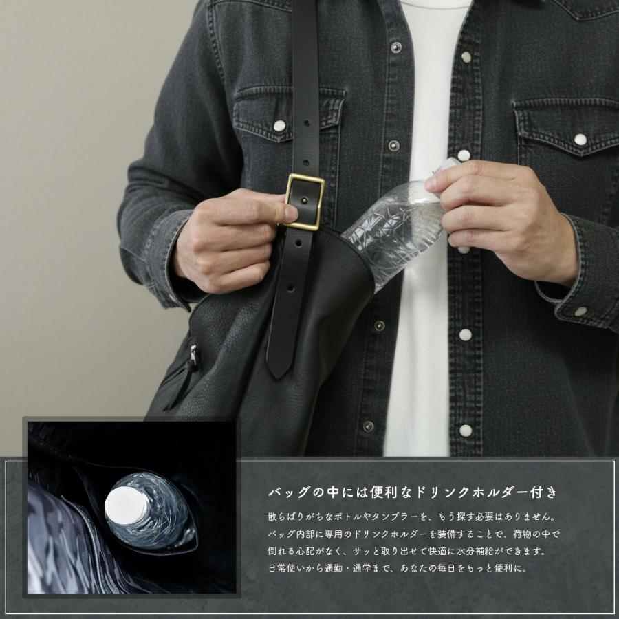 トートバッグ メンズ レザー 本革 ミディアムバッグ ヴァイカウント