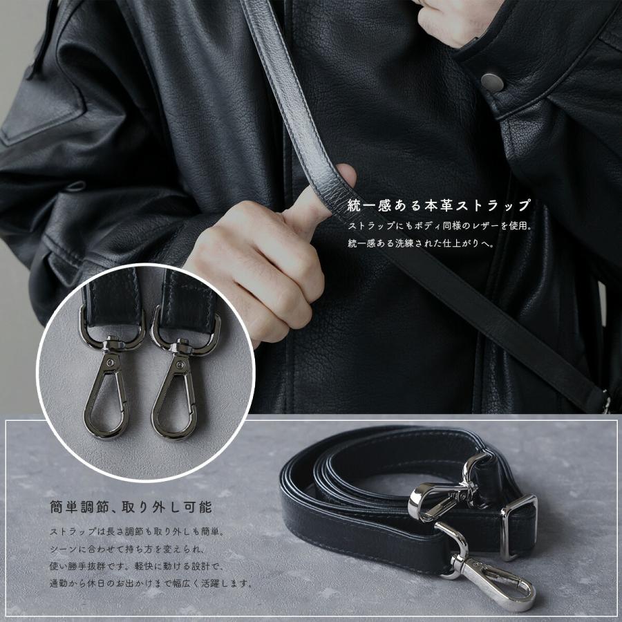 トートバッグ メンズ 本革 レザー クロス ゴシック ショルダーバッグ ミニトート ミニ バッグ コンパクト クロコ型押し 底鋲 大人 上品 スウェード スエードの画像