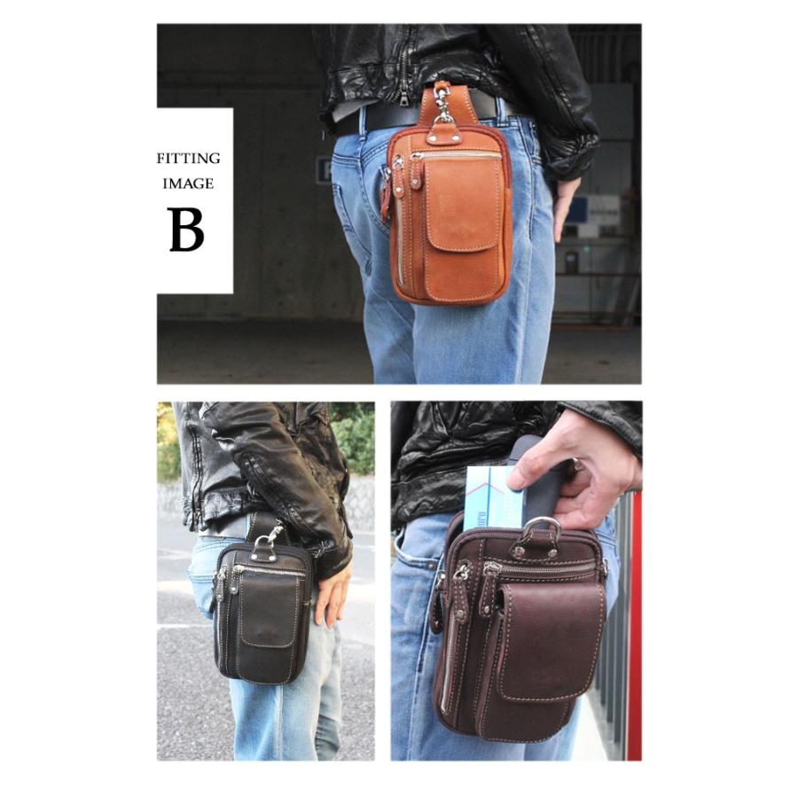 DAYSART（デイズアート） バッグ メンズ ベルトポーチ 本革 レザー