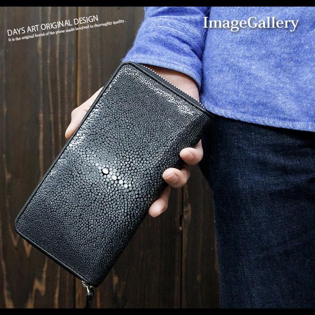 DAYSART 財布 メンズ 長財布 本革 レザー ラウンドファスナー