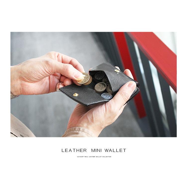 DAYSART（デイズアート） 財布 メンズ 三つ折り 本革 レザー ミニ財布