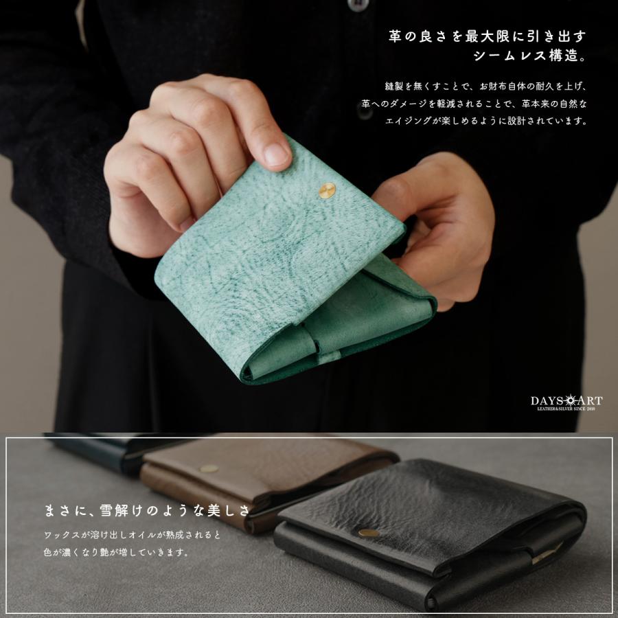 財布 二つ折り 本革 レザーウォレット メンズ レディース コンパクト