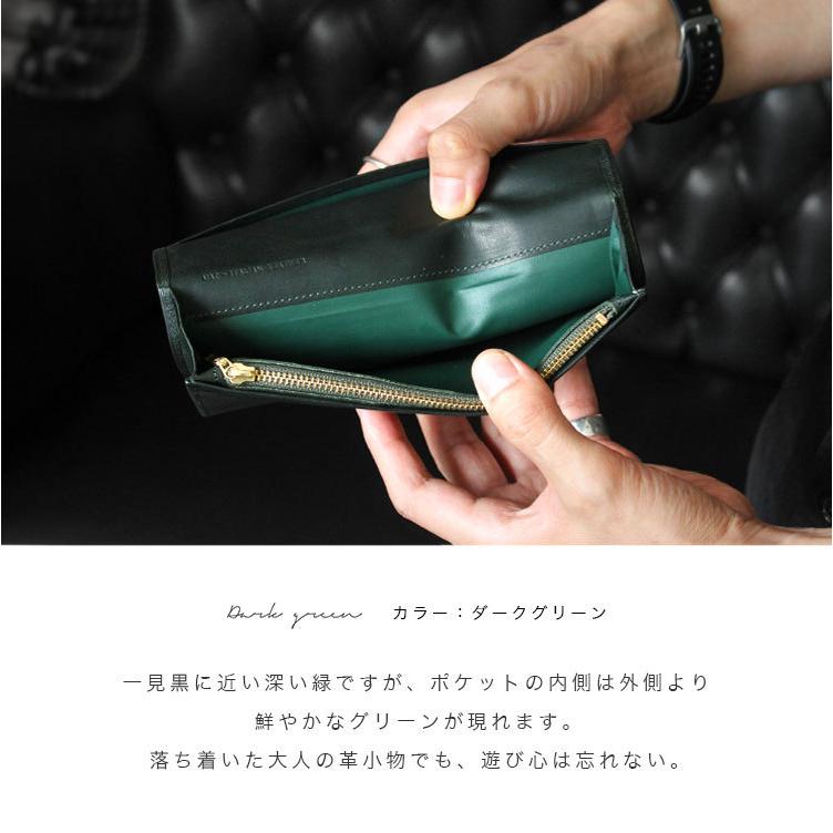 INDEED（インディード） 長財布 レザーウォレット メンズ 本革