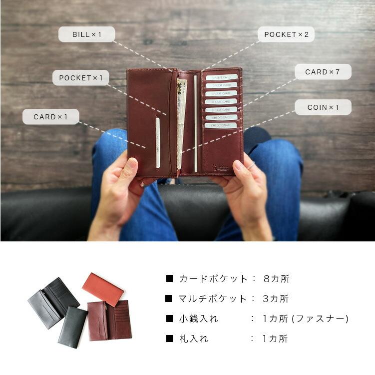 INDEED（インディード） 長財布 レザーウォレット メンズ 本革