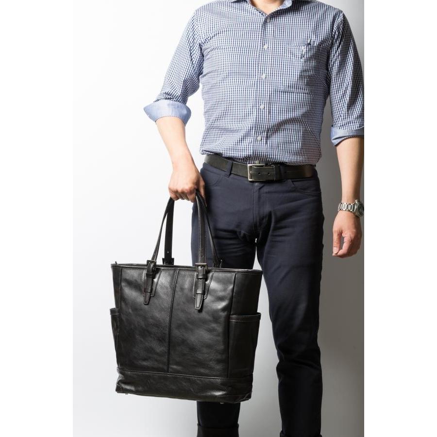 レザーバッグ トートバッグ メンズ 本革 アンティーク加工 ビジネス