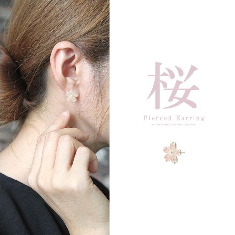 good vibrations ピアス シルバー925 桜 ピンクマザーオブパール good vibrations ピアス シルバー925 桜 ピンクマザーオブパール