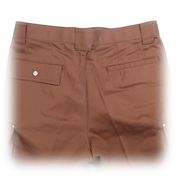 カーゴパンツ メンズ 綿100% 無地 春夏用 旭蝶 7206 76-130cm ツイル