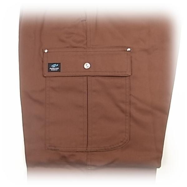カーゴパンツ メンズ 綿100% 無地 春夏用 旭蝶 7206 76-130cm ツイル