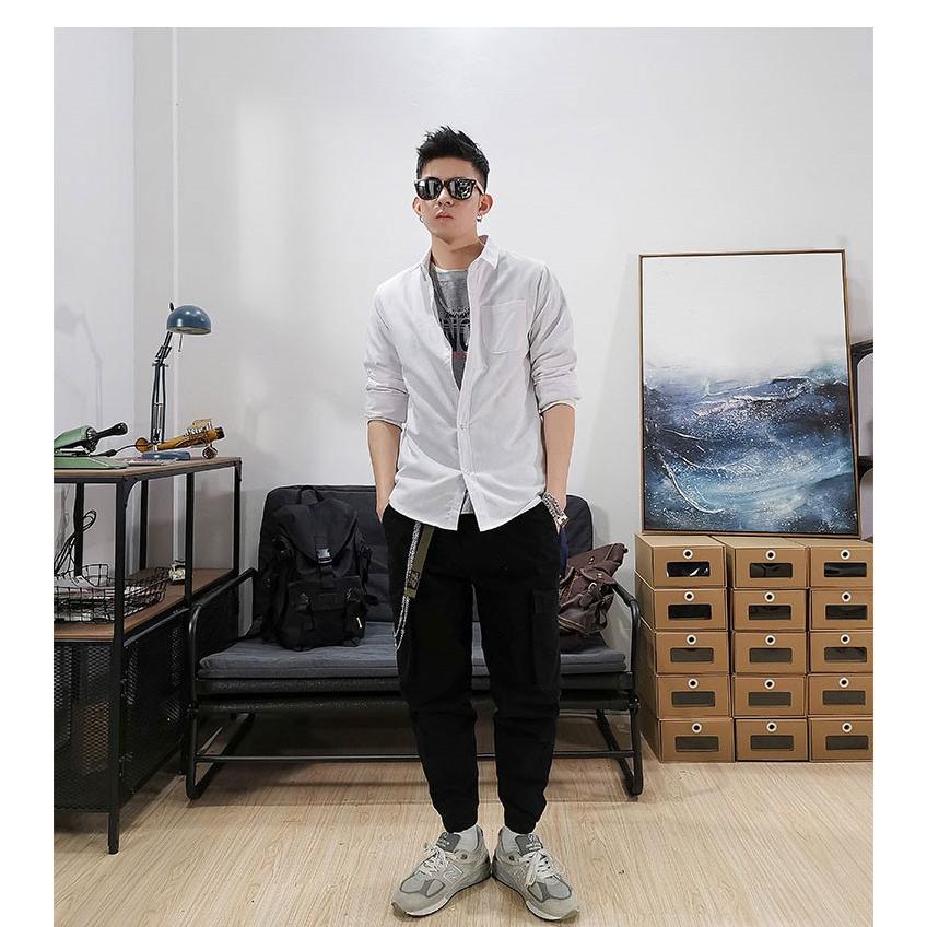 40代ファッション メンズ 無地シャツ 長袖シャツ カジュアルシャツ 開襟 長袖 春秋 おしゃれ Abz Harvest Shop 通販 Yahoo ショッピング