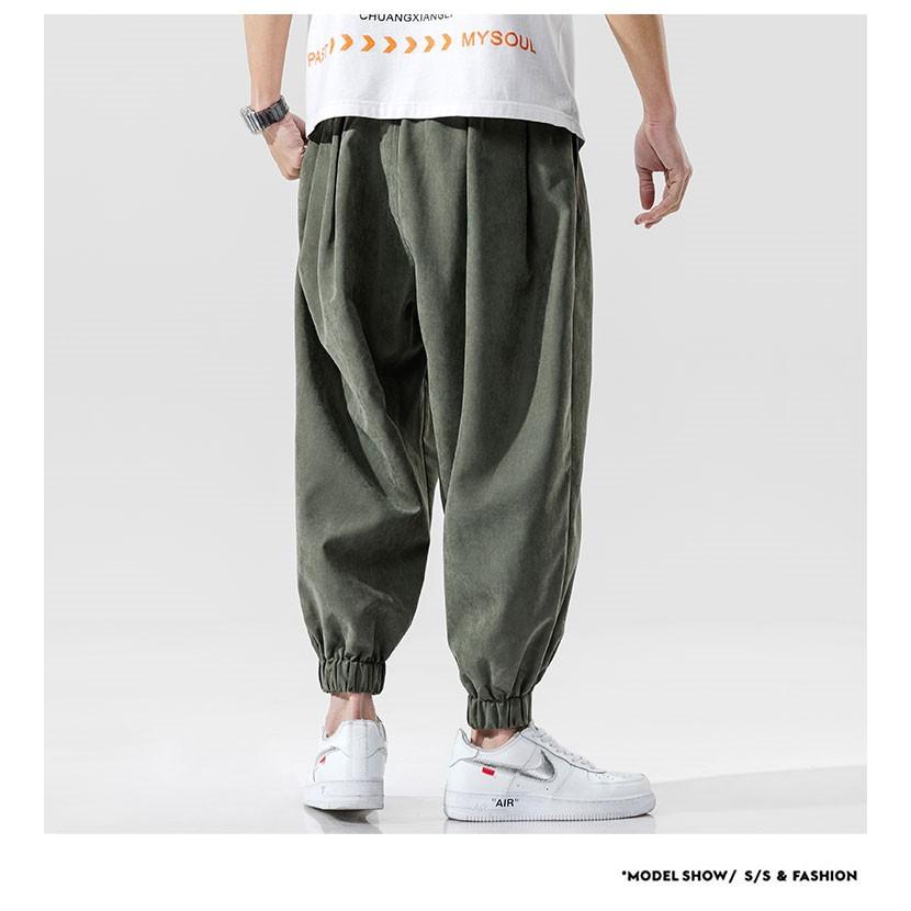 サルエルパンツ メンズ スウェットパンツ テーパード スリム カジュアル ファッション カーキ グリーン 黒 グレー 春 夏 秋 冬 Abz Harvest Shop 通販 Yahoo ショッピング