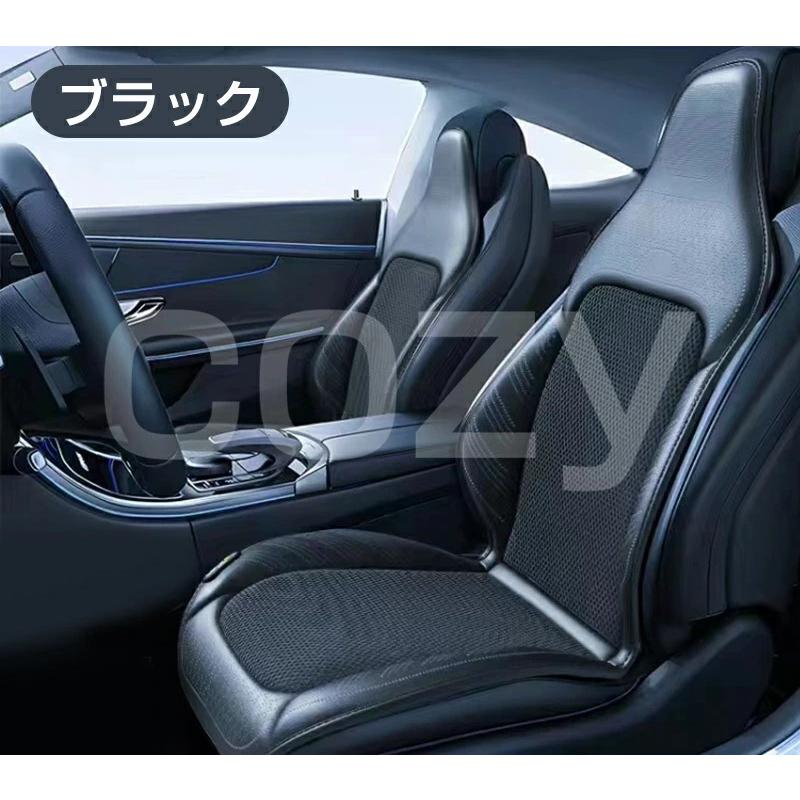 シートクーラー 車用 16個ファン 強力送風 12V シガー 3段階調節 運転