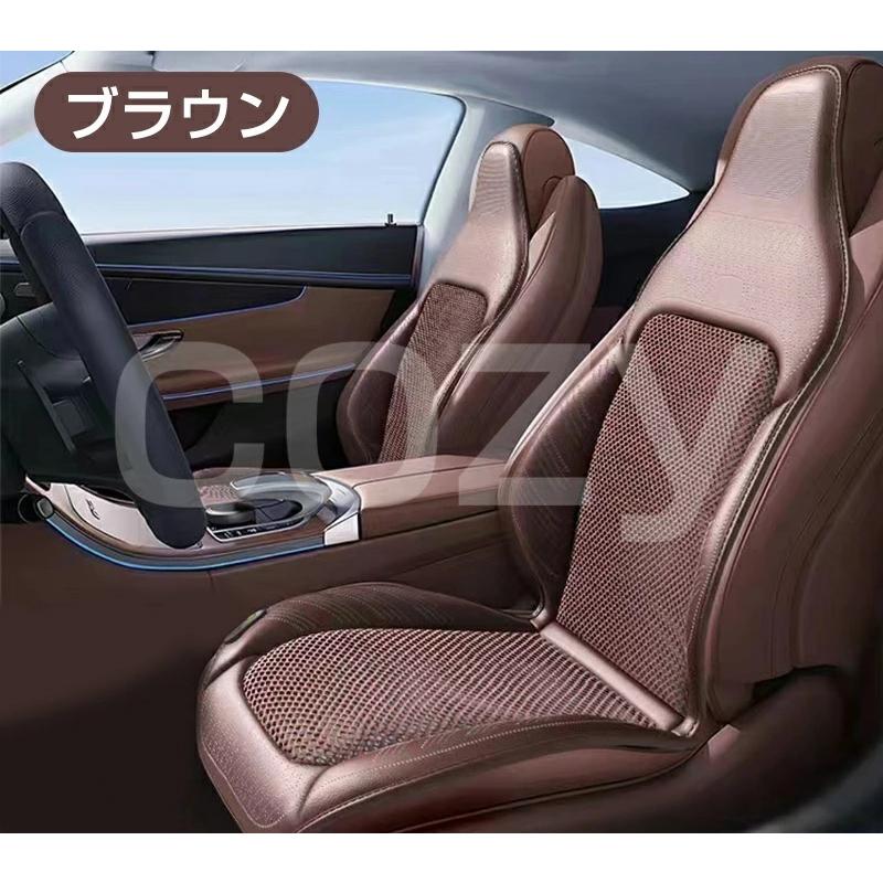 シートクーラー 車用 16個ファン 強力送風 12V シガー 3段階調節 運転