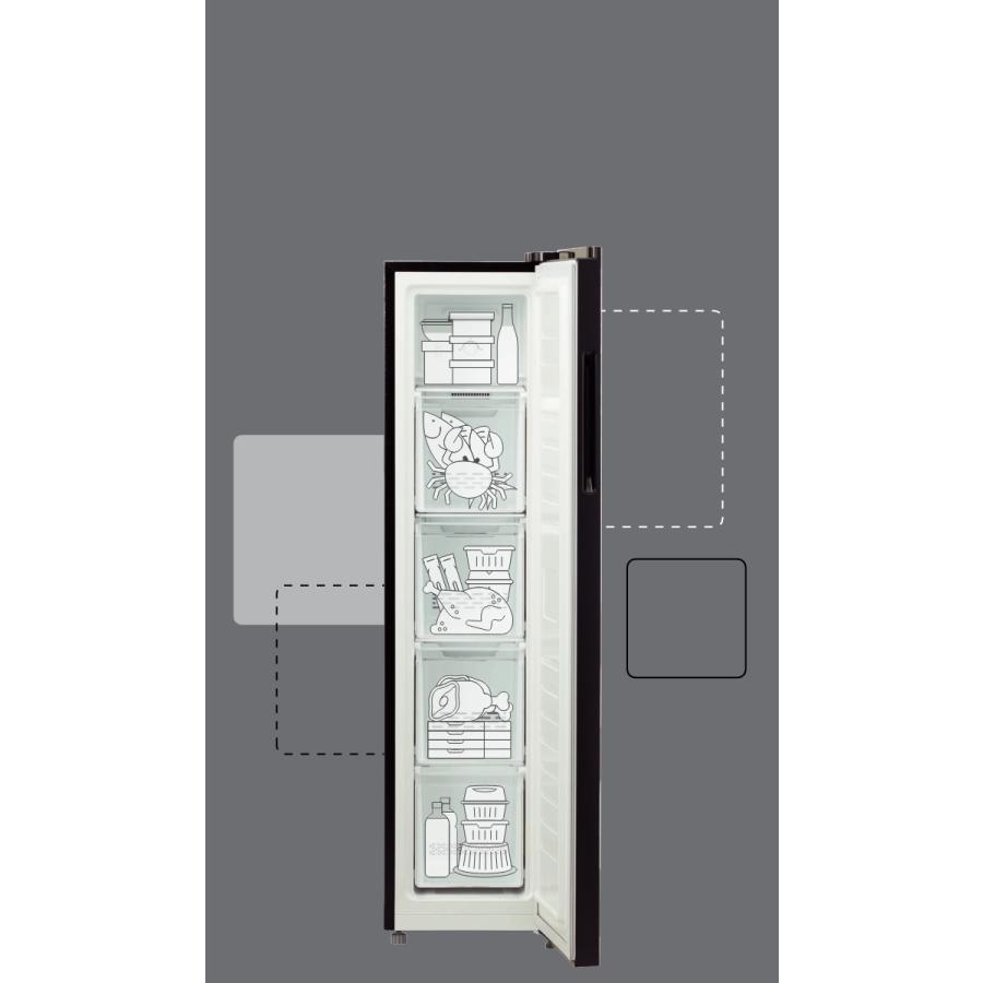 AQUA (m)アクア AQF-SF11M-K 冷凍庫 (シャインブラック) (105L AQUA (m)アクア AQF-SF11M-K 冷凍庫 (シャインブラック) (105L