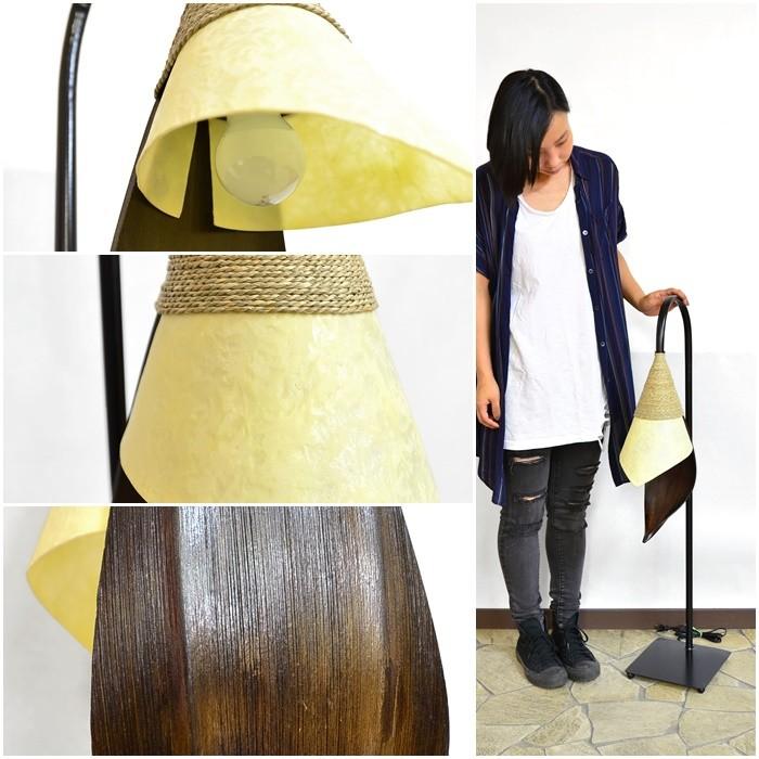 アジアン ココナッツリーフ×アイアンスタンド ハンギングフロア