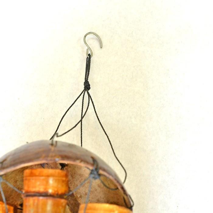 バンブー風鈴 【A type】 H100cm W15cm ドアチャイム 風鈴 竹 木