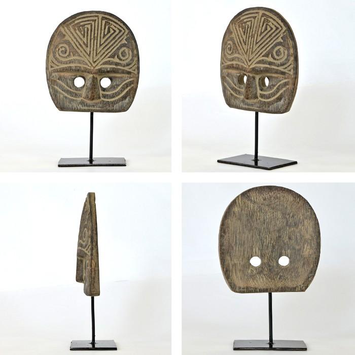 アジアン ティモールマスクスタンド Atype ウッド 木 木製 オブジェ