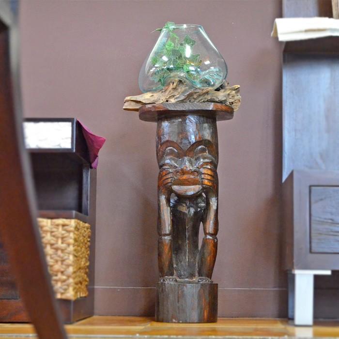 花台　木彫 自然木花台 - SHIBAZAKI（軽井沢彫シバザキ）Online Store/家具