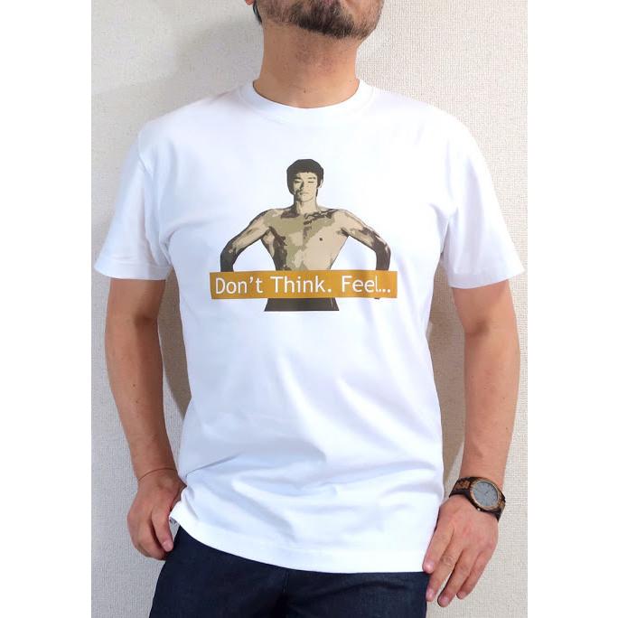Bruce lee 考えるな、感じろ！ブルースリーTシャツ【サイズ：S 、M 