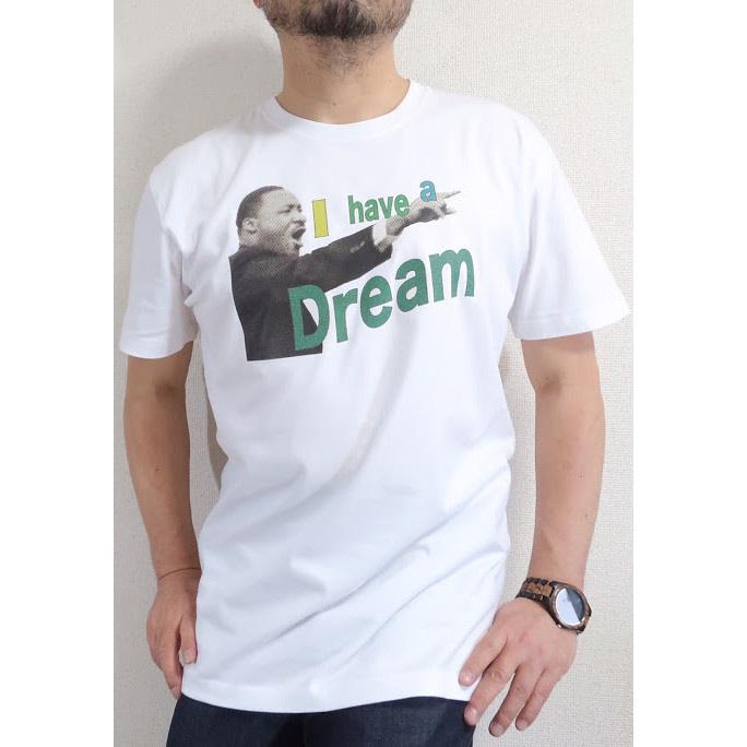 I have a Dreamキング牧師炎の演説Tシャツ【土日も発送・送料無料