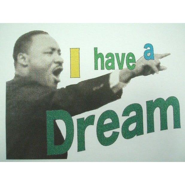 I have a Dreamキング牧師炎の演説Tシャツ【土日も発送・送料無料