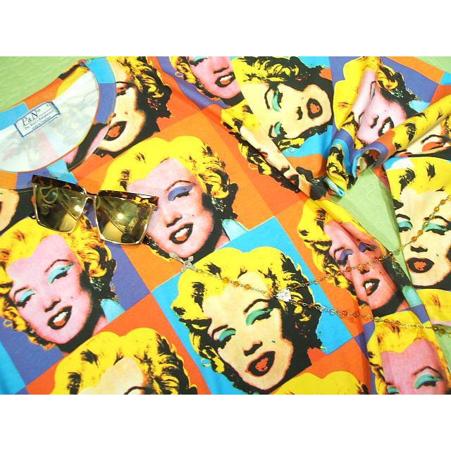 アンディ・ウォーホルのマリリン長袖Tシャツ【土日も発送・送料無料 