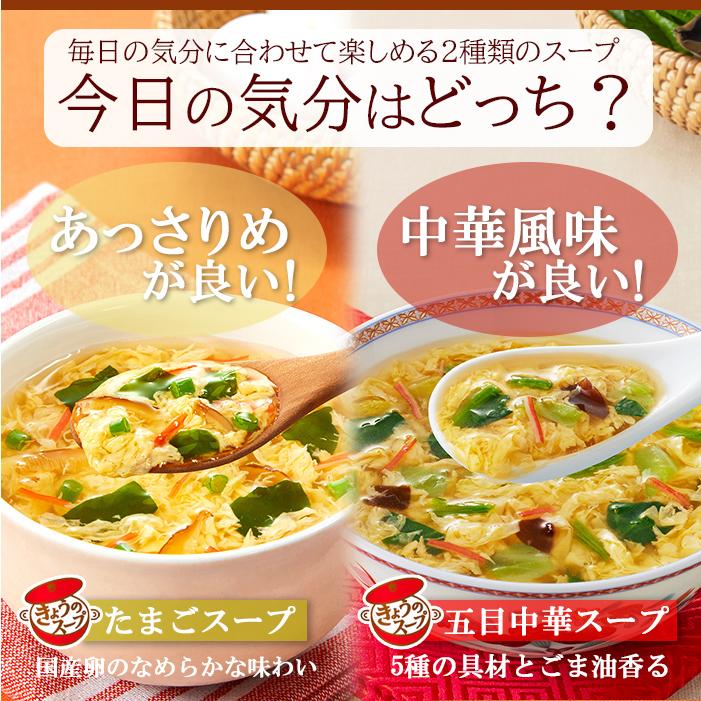 アマノフーズ フリーズドライ 減塩食品 きょうのスープ 2種類 100食 詰め合わせ セット 常温保存 保存食 非常食 備蓄食 常備食 贈り物 ギフト_1