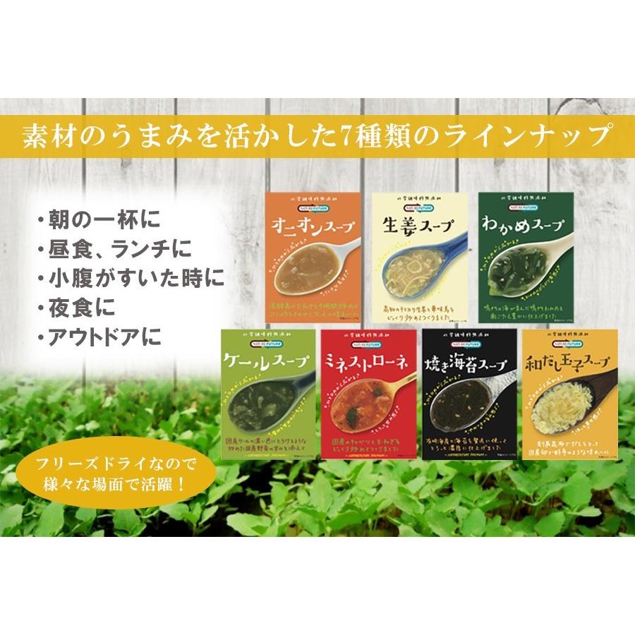 NF 生姜スープ  フリーズドライ スープ 化学調味料無添加 コスモス食品 インスタント 即席 非常食 保存食｜asianlife｜02