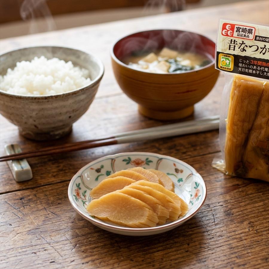 たくあん 昔なつかしい沢庵 130g 宮崎県産漬物 熟成 米ぬか 発酵食品
