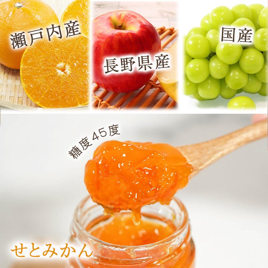 残暑見舞い ジャムギフトセット 国産フルーツジャム 3本セット ジャム  