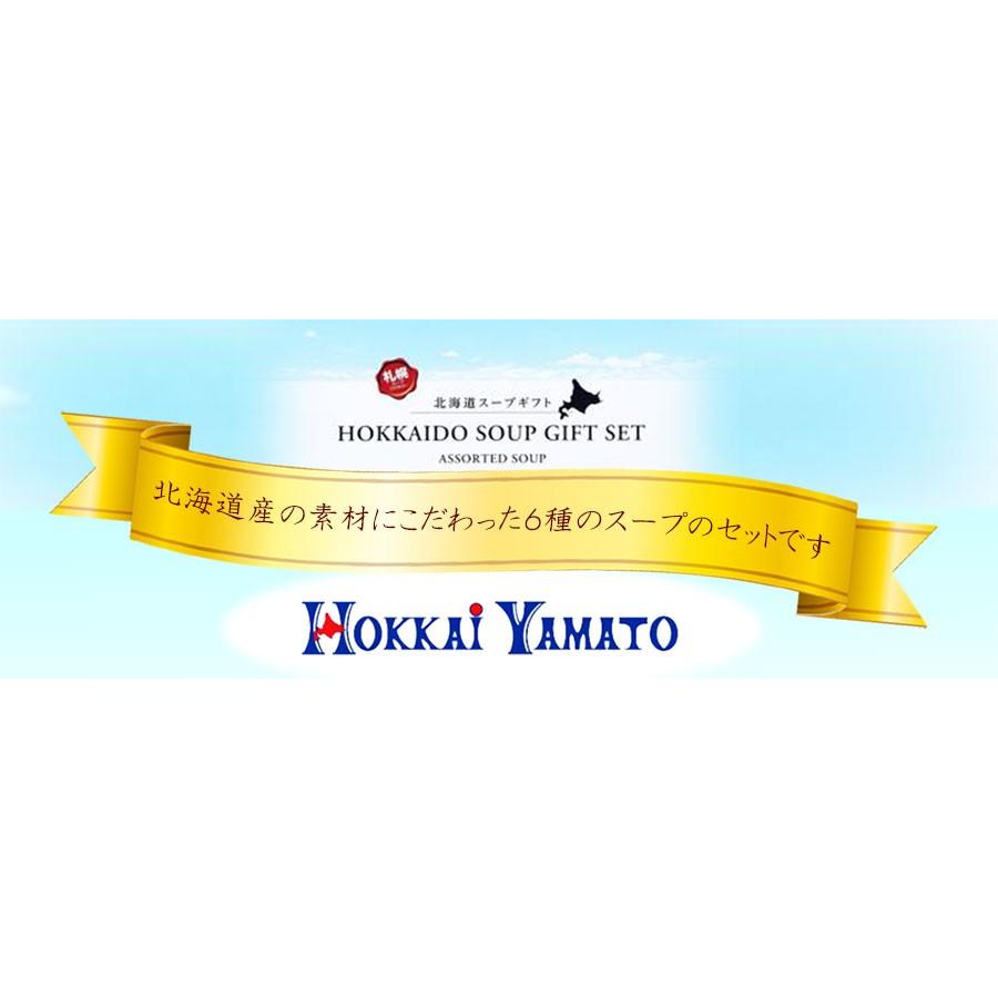スープ ギフトボックス 北海大和 6種の北海道スープギフトセット HS