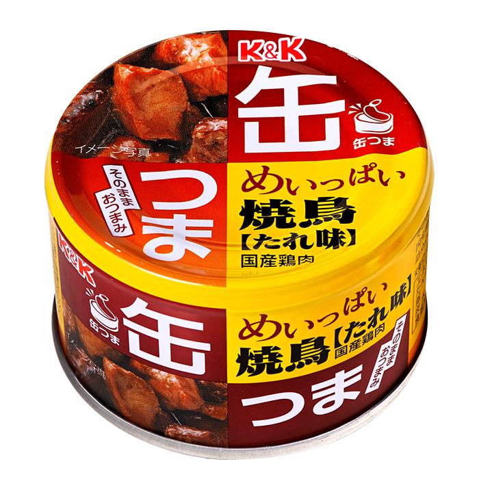 缶詰 めいっぱい焼鳥 たれ味 135ｇ 缶つま 国分 おつまみ おかず 惣菜｜asianlife｜04