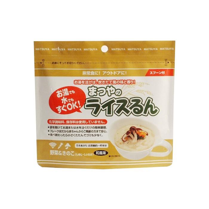おかゆ ライスるん 野菜＆きのこ ４０ｇ 備蓄用 非常食 5年保存 |  | 05