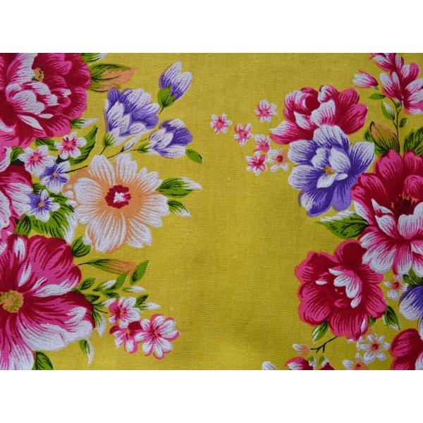 台湾客家花布 黄色 Hanamuno Kiiro アジアン マーブル 通販 Yahoo ショッピング