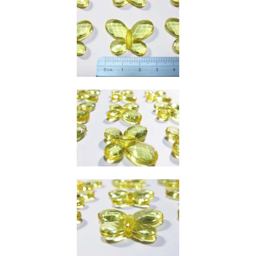 アクリルビーズ パーツ 蝶 バタフライ 3cm イエローオレンジ Yo アジアンマーケット ヤフー店 通販 Yahoo ショッピング