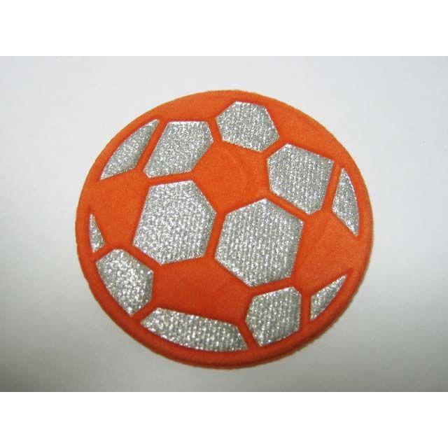 アイロンアップリケ1030 サッカーボール オレンジ アップリケ ワッペン アイロン 通販 100均 デザイン マーク 目印 O アジアンマーケット ヤフー店 通販 Yahoo ショッピング