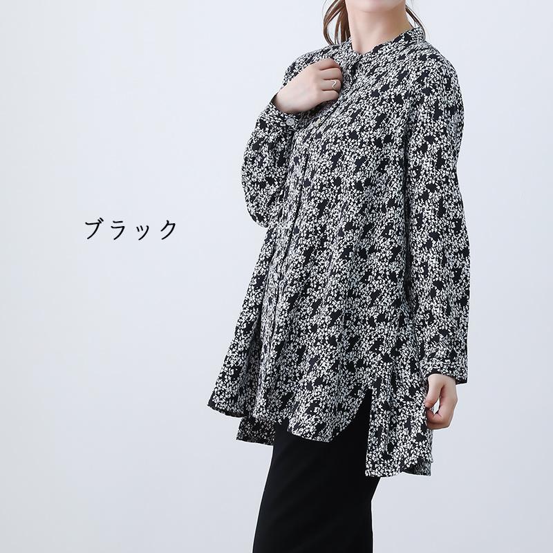 チュニック 50代 秋 長袖 冬 レディース ブラウス インド綿 60代 70代 おしゃれ ゆったり 綿100% ミセス ファッション 服 indigo インディゴ プレゼント ギフト | indigo（ファッション） | 03