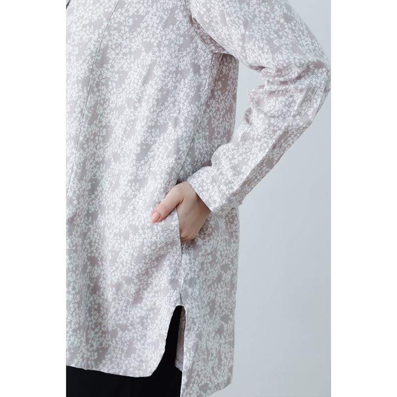 チュニック 50代 秋 長袖 冬 レディース ブラウス インド綿 60代 70代 おしゃれ ゆったり 綿100% ミセス ファッション 服 indigo インディゴ プレゼント ギフト | indigo（ファッション） | 09