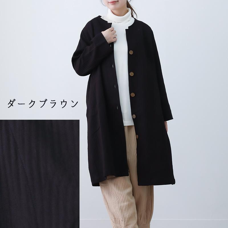 コート レディース 50代 大きいサイズ 秋 冬 アウター ML LL 綿 40代 60代 ゆったり ナチュラル ファッション 服 indigo インディゴ プレゼント ギフト | indigo（ファッション） | 03