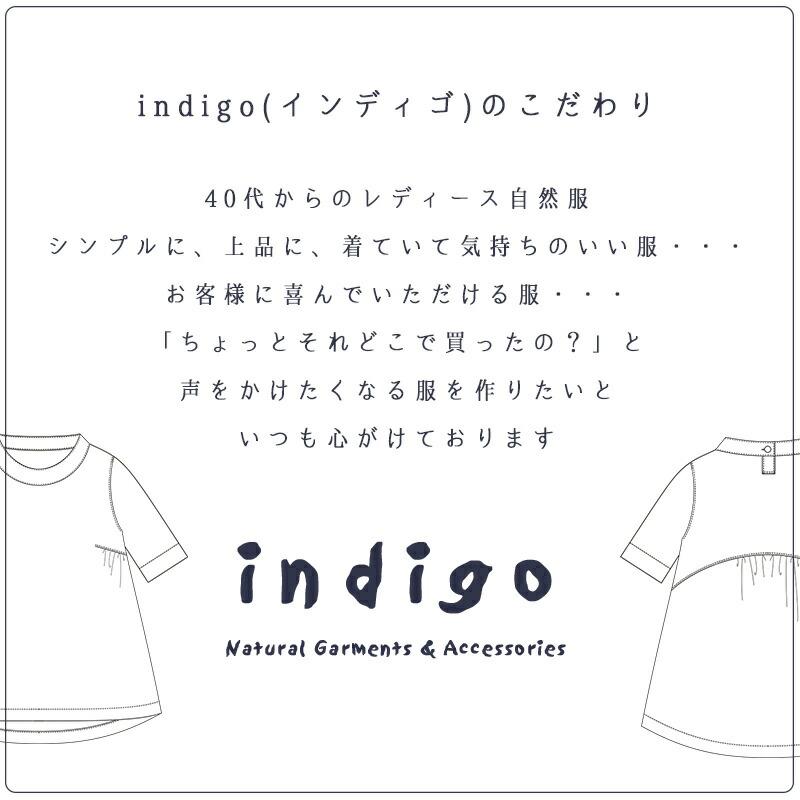 チュニック 50代 60代 レディース 春 夏 花柄 大人 かわいい 7分袖 Aライン インド綿 コットン トップス ミセス indigo インディゴ プレゼント ギフトの画像