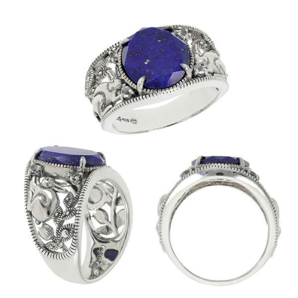 ラピスラズリ リング 指輪 レディース ウィリアムモリス シルバー925