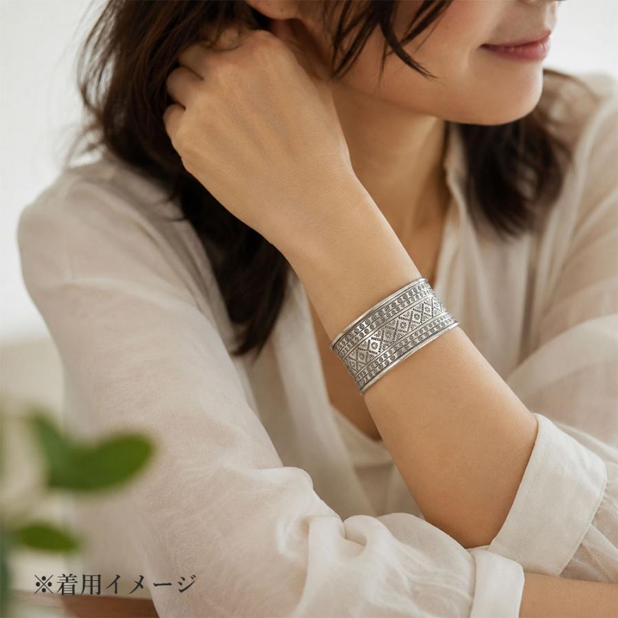 ansil（アンシル） カレンシルバー バングル レディース シルバー950
