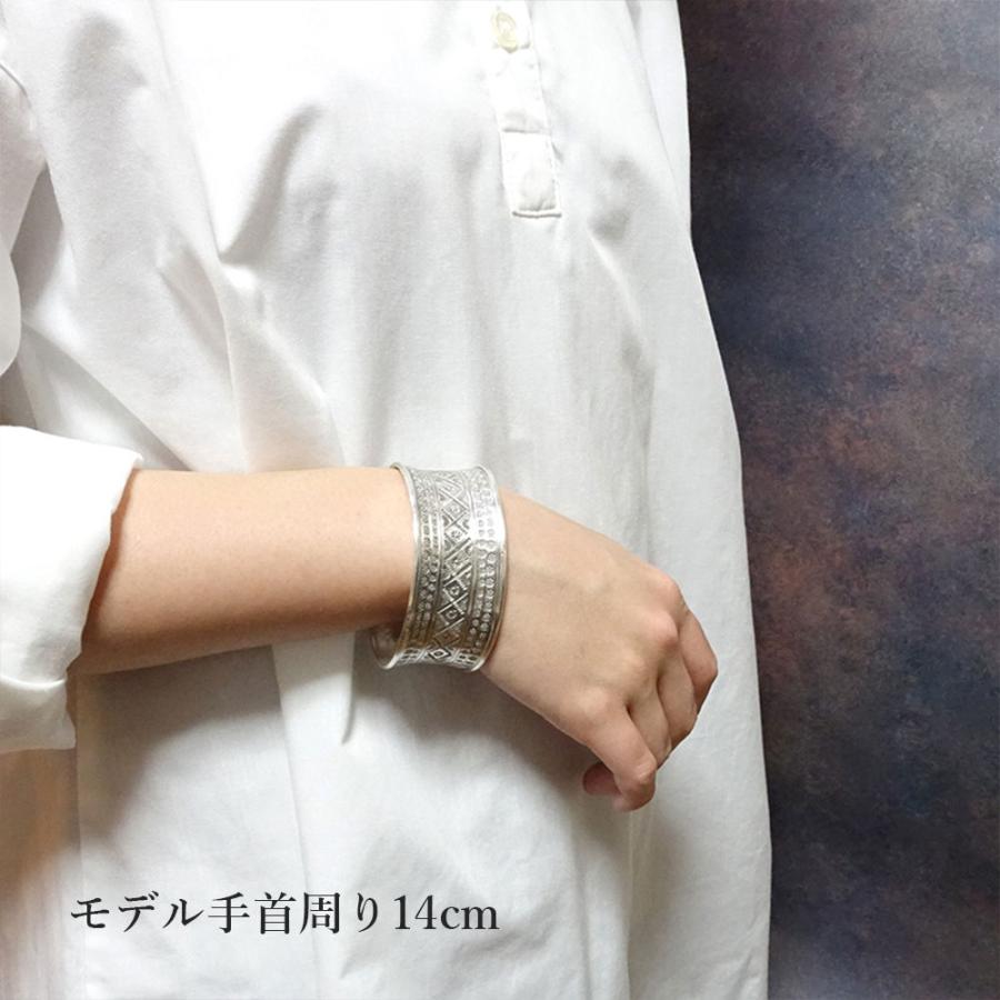 ansil（アンシル） カレンシルバー バングル レディース シルバー950